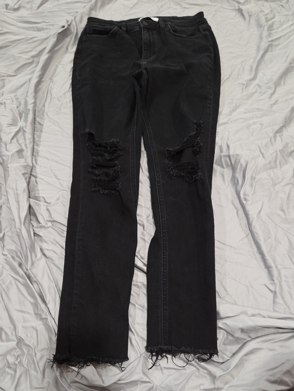 Flying Monkey Black Distressed Jeans